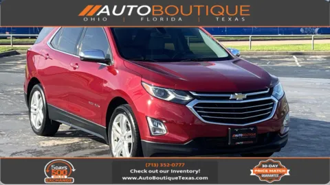 Red 2019 Chevrolet Equinox Premier for sale in Alvin, TX