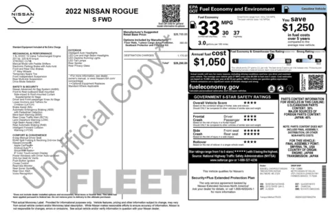 Photos of 2022 Nissan Rogue S for sale in Alvin, TX at Auto Boutique Texas