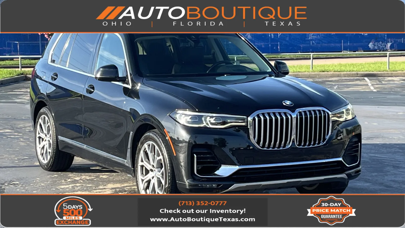 Black 2020 BMW X7 xDrive40i for sale in Alvin, TX