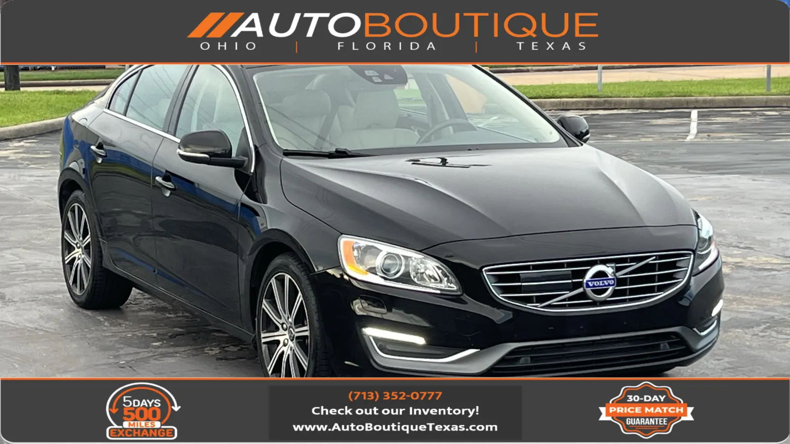 Black 2017 Volvo S60 Inscription Platinum for sale in Alvin, TX