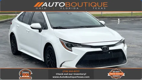 White 2021 Toyota Corolla LE for sale in Alvin, TX