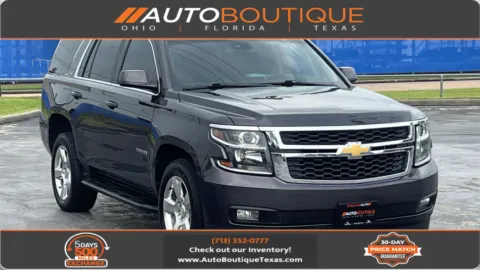 Gray 2015 CHEVROLET TAHOE C150 LT for sale in Alvin, TX