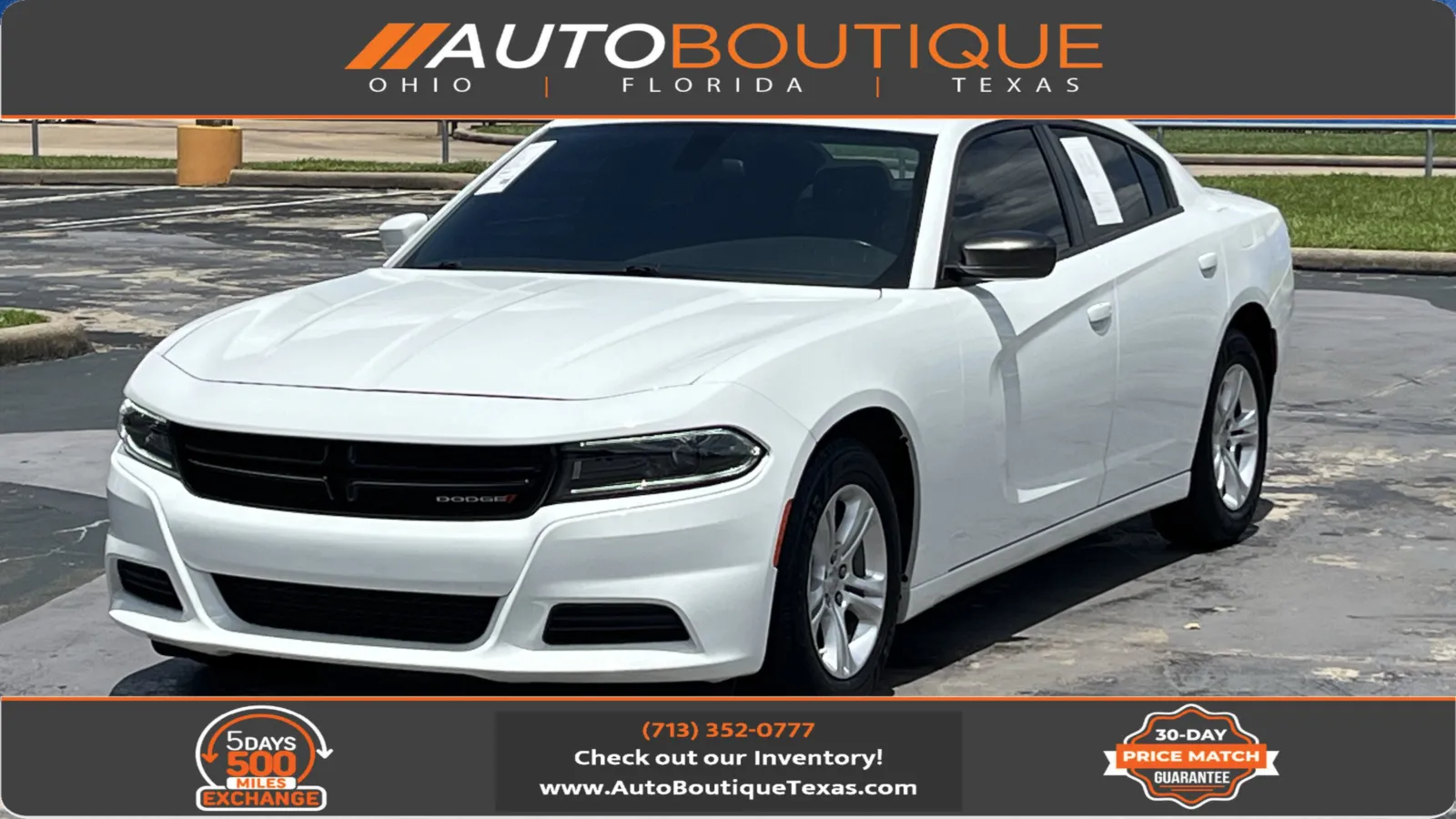 White 2022 Dodge Charger SXT for sale in Alvin, TX