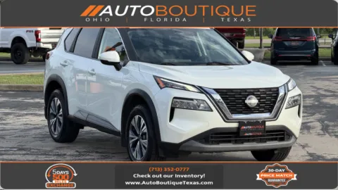 White 2022 Nissan Rogue SV for sale in Alvin, TX
