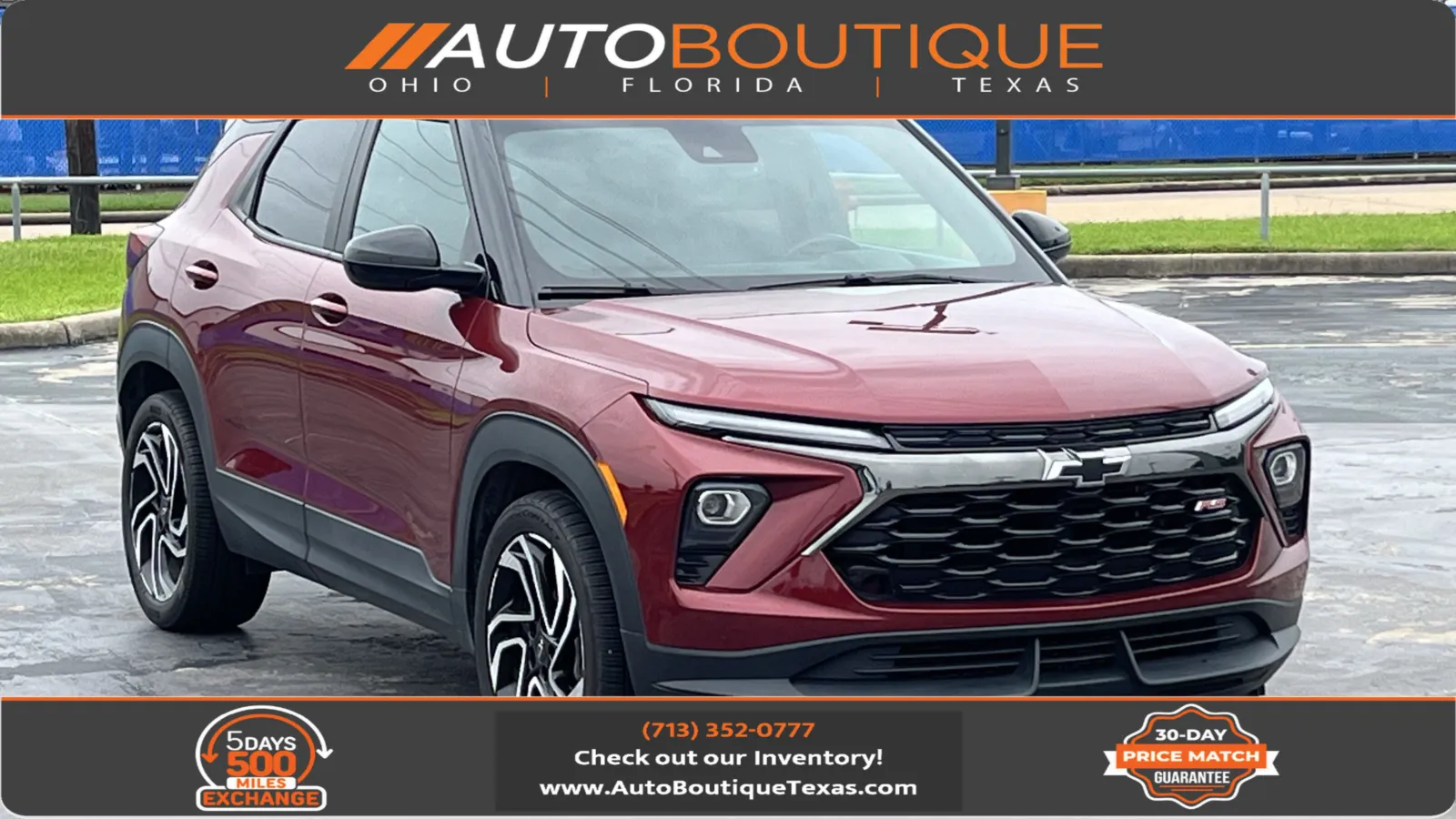 Red 2024 Chevrolet Trailblazer RS for sale in Alvin, TX
