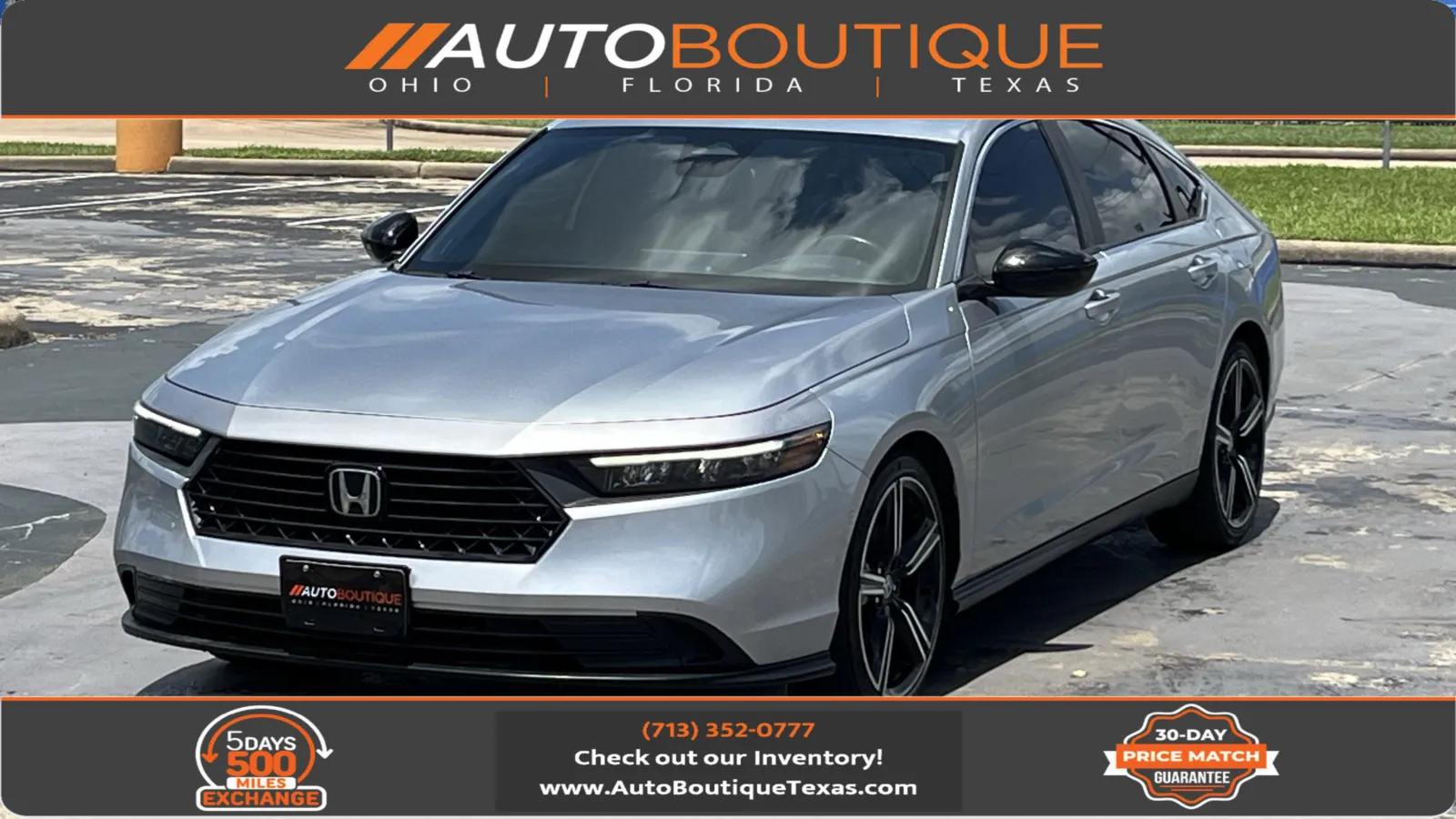 Silver 2024 Honda Accord Hybrid Sport for sale in Alvin, TX