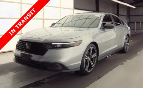 Silver 2024 Honda Accord Hybrid Sport for sale in Alvin, TX