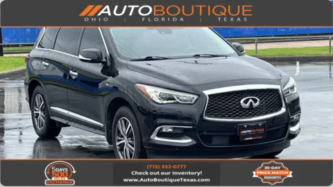 Black 2019 INFINITI QX60 PURE for sale in Alvin, TX