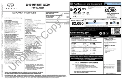 Photos of 2019 INFINITI QX60 PURE for sale in Alvin, TX at Auto Boutique Texas