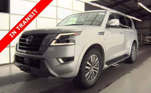 Silver 2021 Nissan Armada SL for sale in Alvin, TX