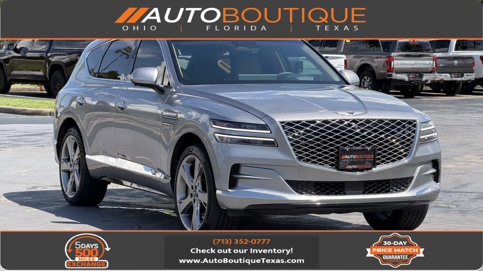 Silver 2024 GENESIS GV80 BASE/ 3.5T for sale in Alvin, TX