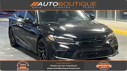 Black 2022 Honda Civic Sedan Sport for sale in Alvin, TX