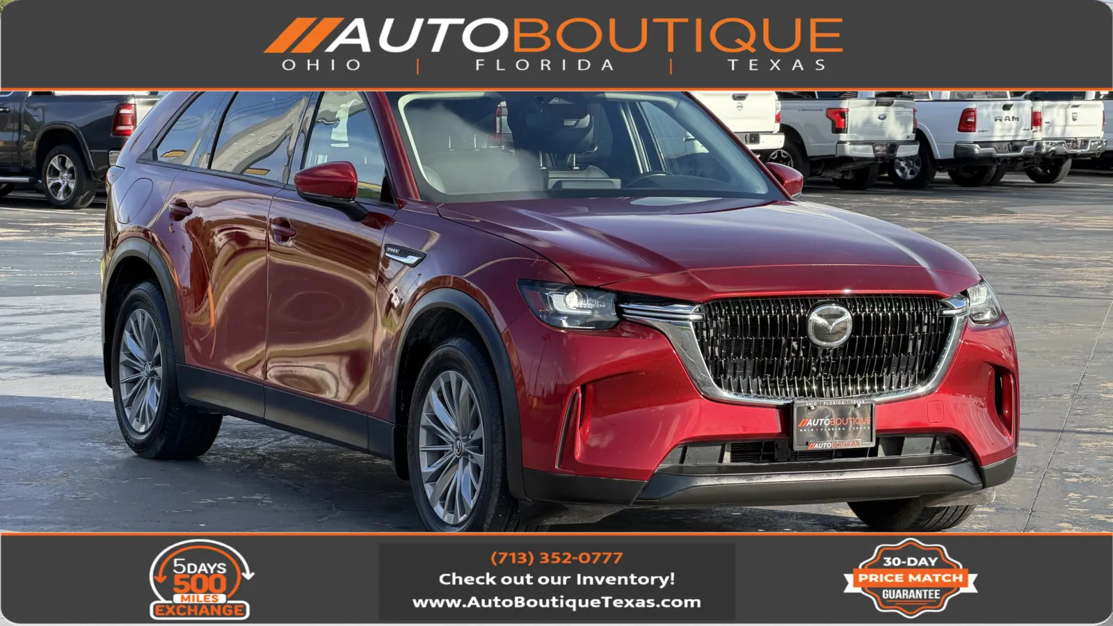 Red 2024 Mazda CX-90 PHEV Preferred for sale in Alvin, TX