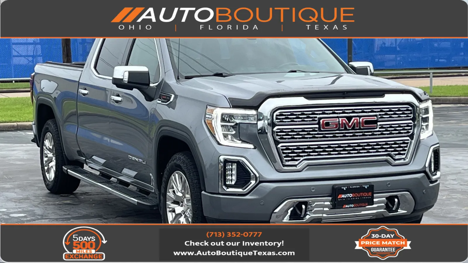 Gray 2021 GMC Sierra 1500 Denali for sale in Alvin, TX