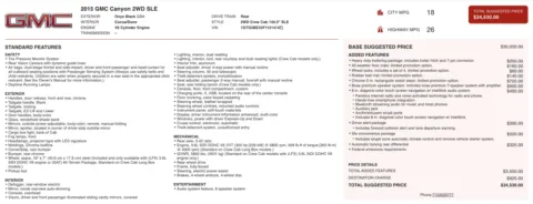 Photos of 2015 GMC Canyon 2WD SLE for sale in Alvin, TX at Auto Boutique Texas