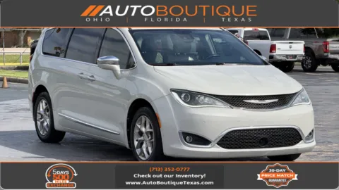 White 2019 Chrysler Pacifica Limited for sale in Alvin, TX