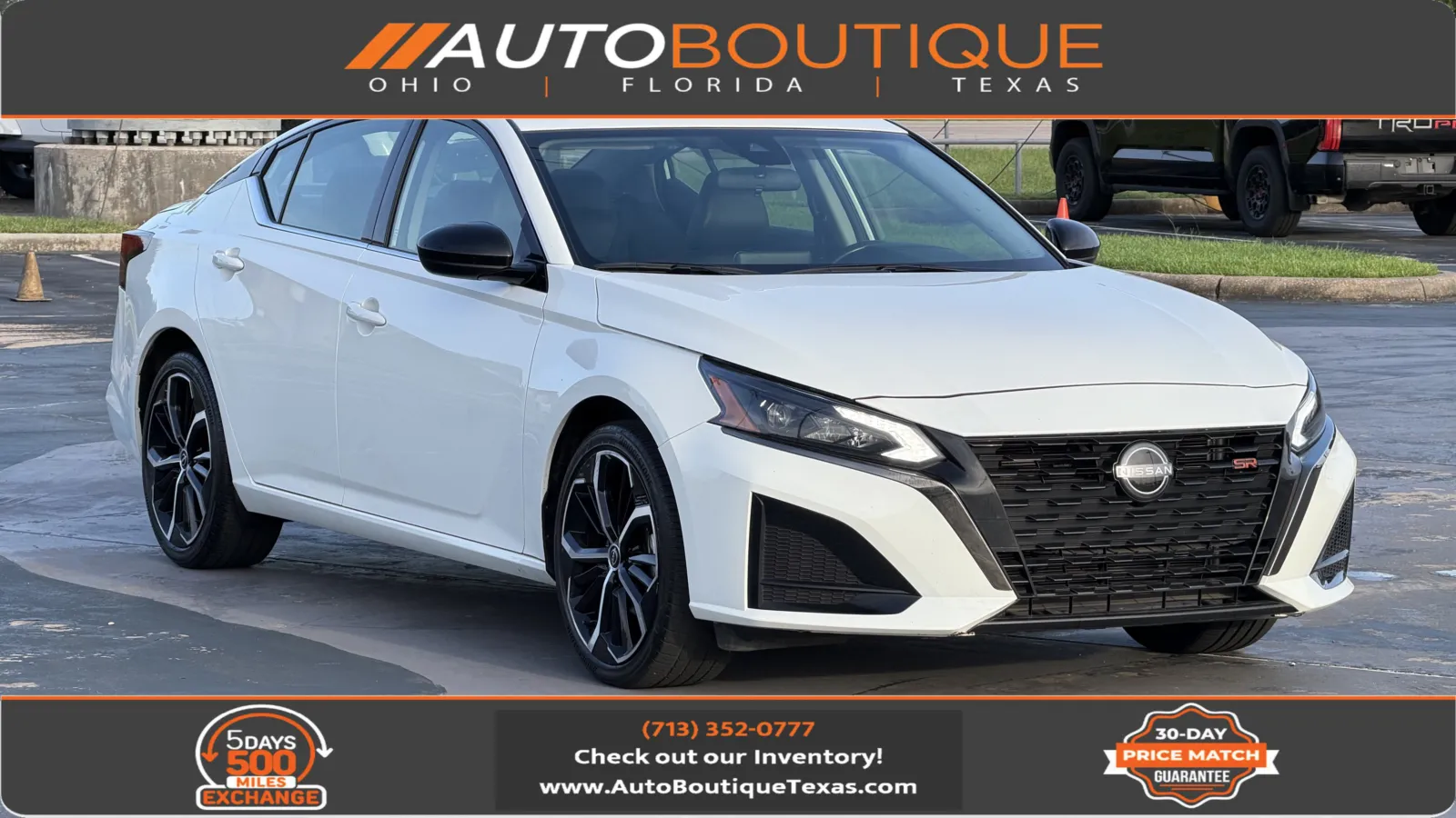 White 2025 Nissan Altima SR for sale in Alvin, TX