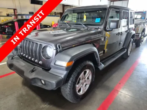 Gray 2019 Jeep Wrangler Unlimited Sport S for sale in Alvin, TX