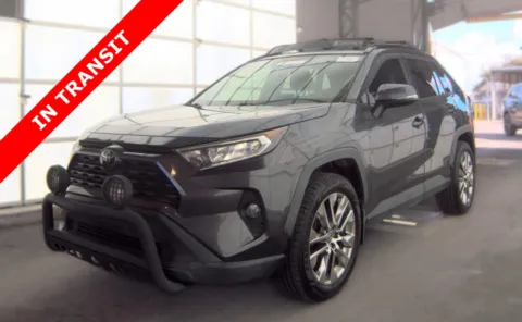 Gray 2021 Toyota RAV4 XLE Premium for sale in Alvin, TX
