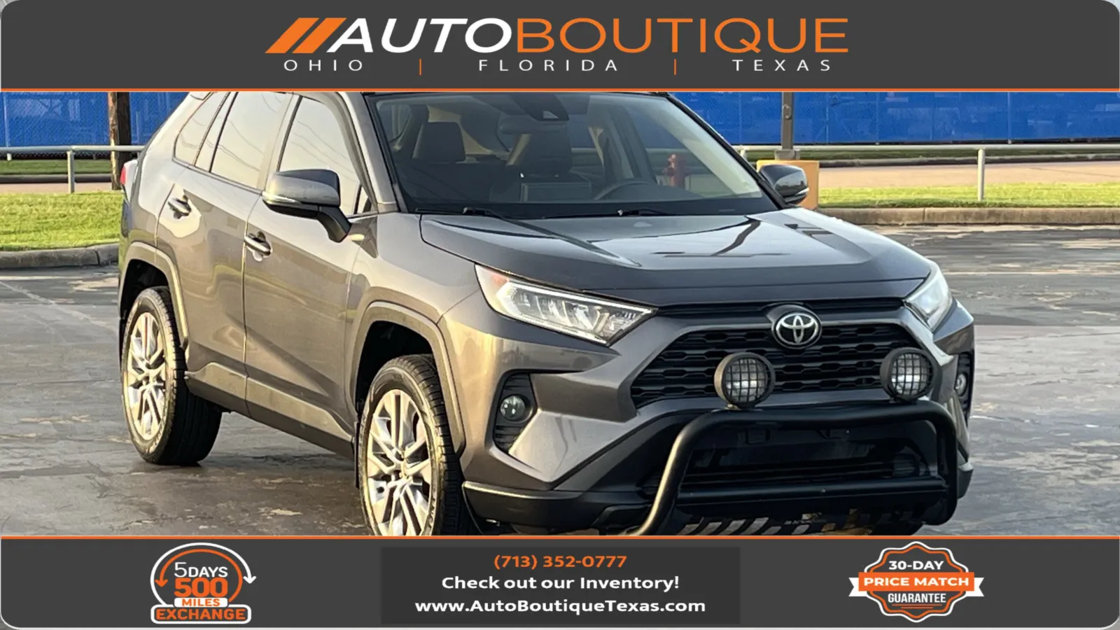 Gray 2021 Toyota RAV4 XLE Premium for sale in Alvin, TX