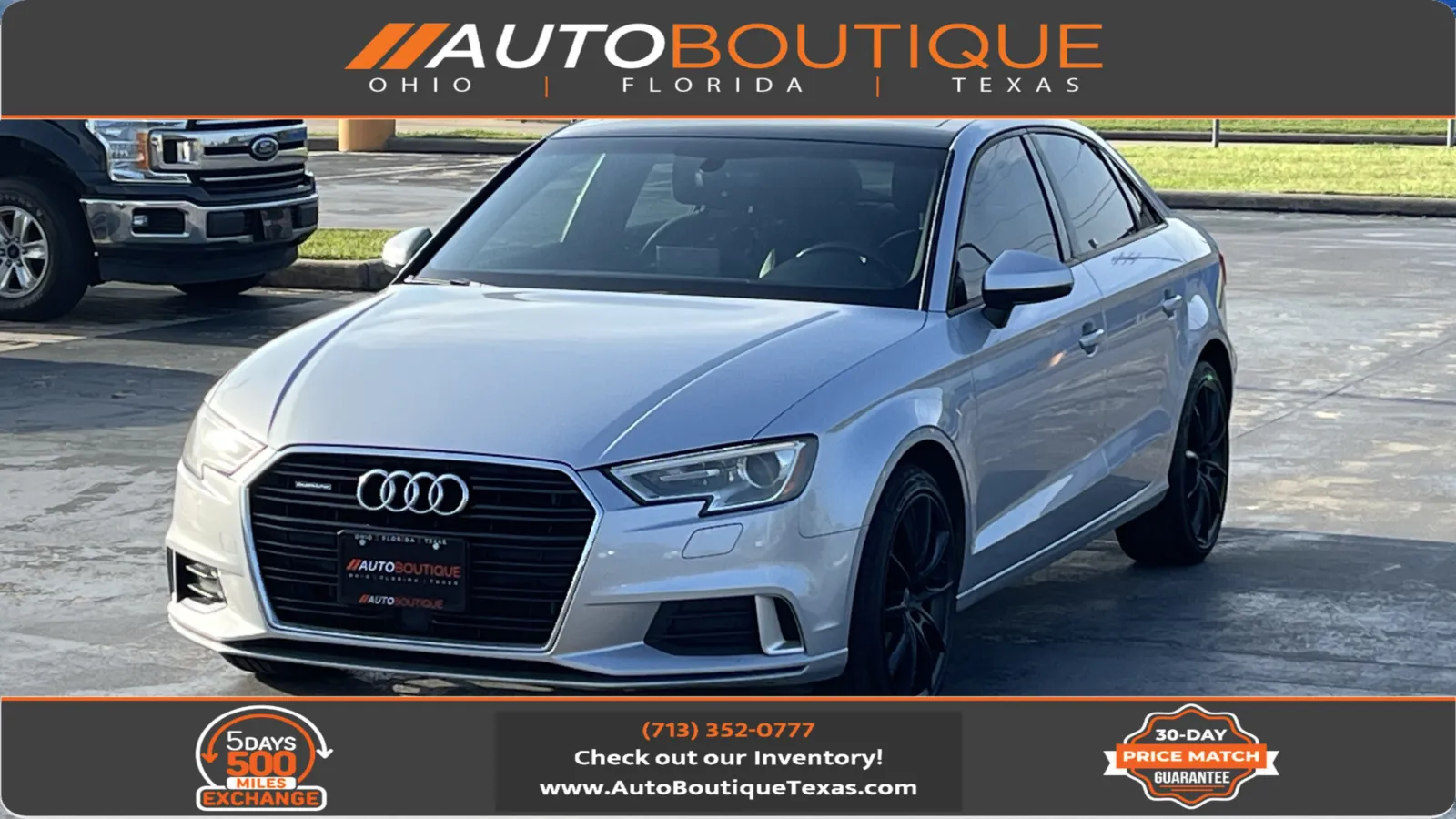 Silver 2017 Audi A3 Sedan Premium for sale in Alvin, TX
