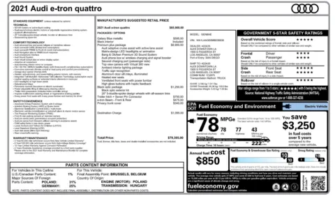 Photos of 2021 Audi e-tron Premium Plus for sale in Alvin, TX at Auto Boutique Texas