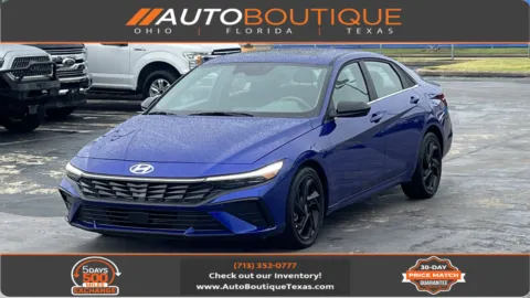 Blue 2026 Hyundai Elantra SEL Sport Premium for sale in Alvin, TX