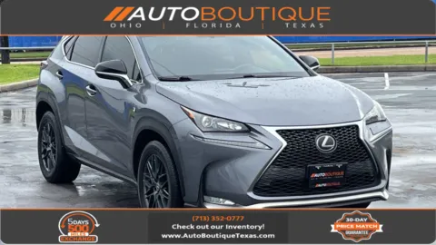 Gray 2017 Lexus NX Turbo F Sport for sale in Alvin, TX