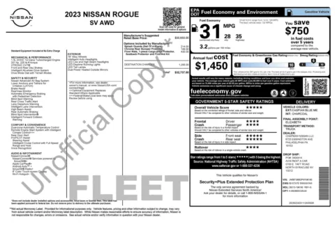 Photos of 2023 Nissan Rogue SV for sale in Alvin, TX at Auto Boutique Texas