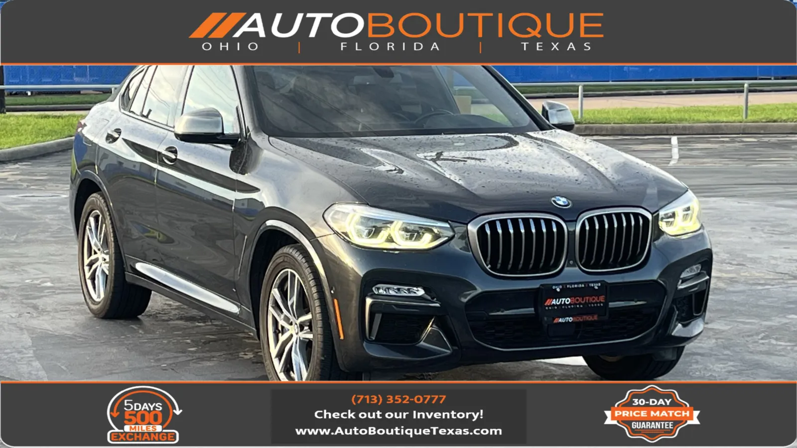 Gray 2019 BMW X4 M40i for sale in Alvin, TX