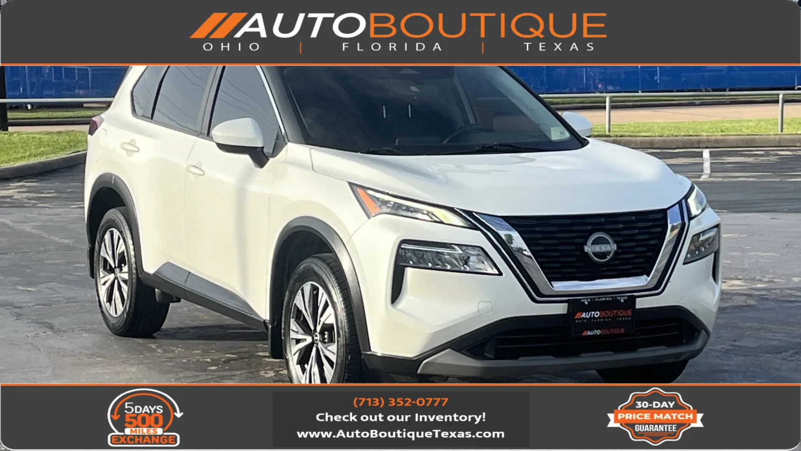 White 2023 Nissan Rogue SV for sale in Alvin, TX