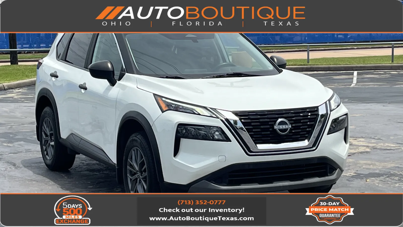 White 2023 Nissan Rogue S for sale in Alvin, TX