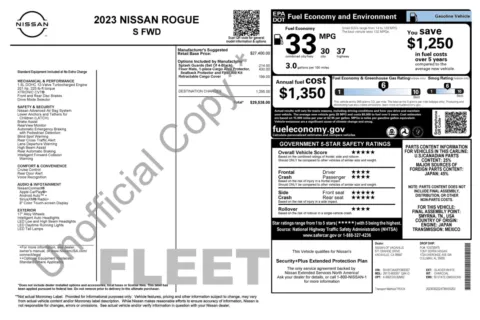 Photos of 2023 Nissan Rogue S for sale in Alvin, TX at Auto Boutique Texas