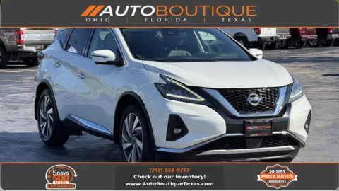 White 2020 Nissan Murano SL for sale in Alvin, TX