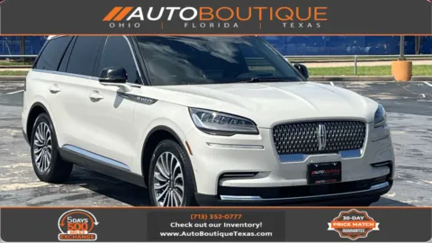 White 2022 Lincoln Aviator Reserve for sale in Alvin, TX
