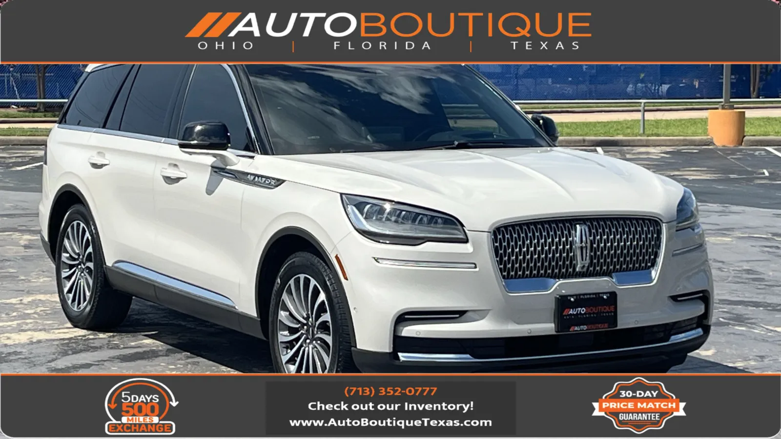 White 2022 Lincoln Aviator Reserve for sale in Alvin, TX