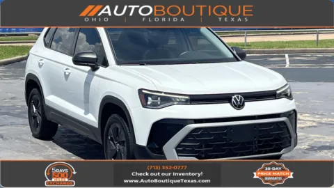 White 2025 Volkswagen Taos S for sale in Alvin, TX