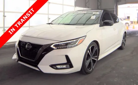 White 2021 Nissan Sentra SR for sale in Alvin, TX