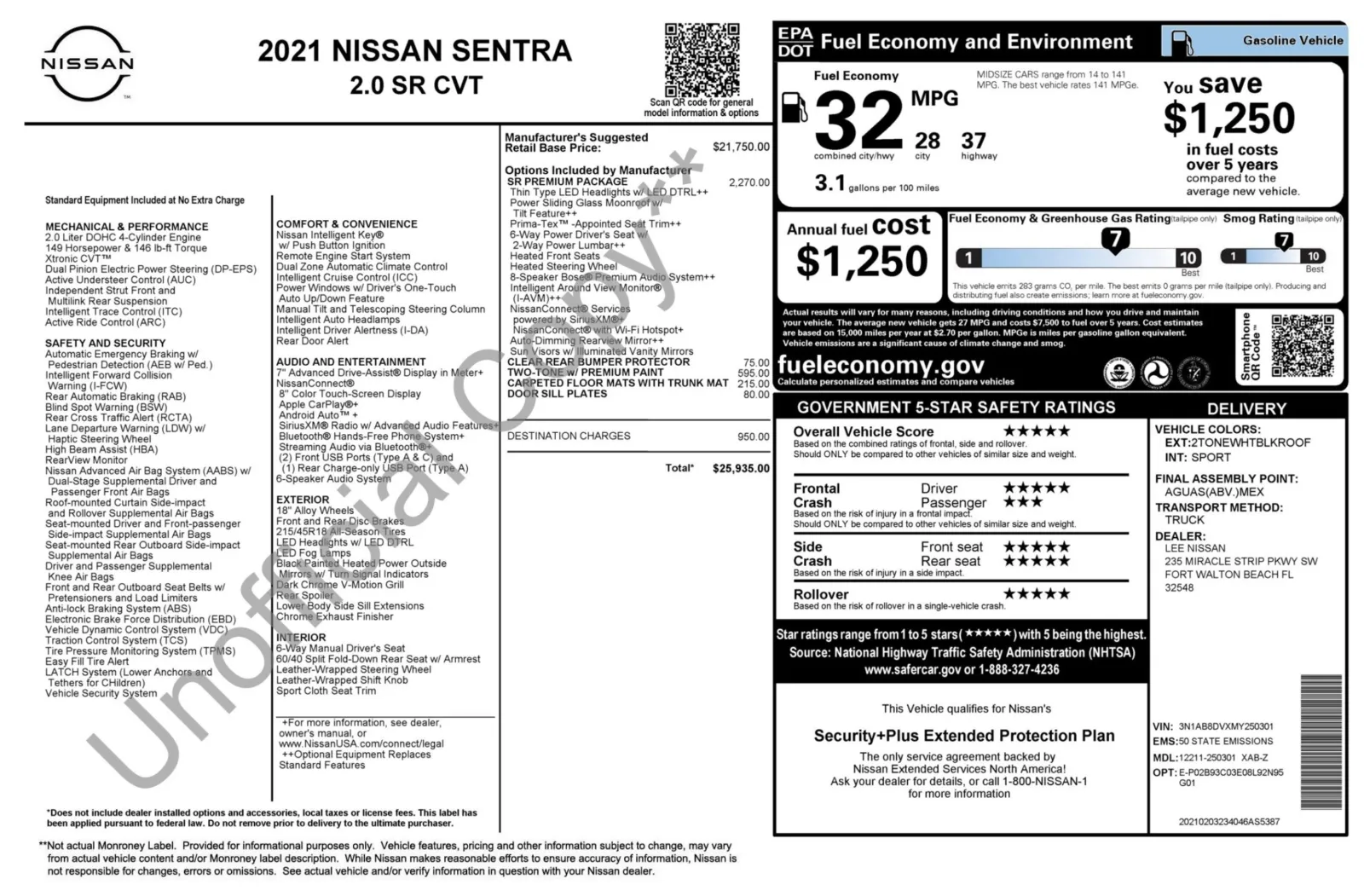 2021 Nissan Sentra SR for sale in Alvin, TX