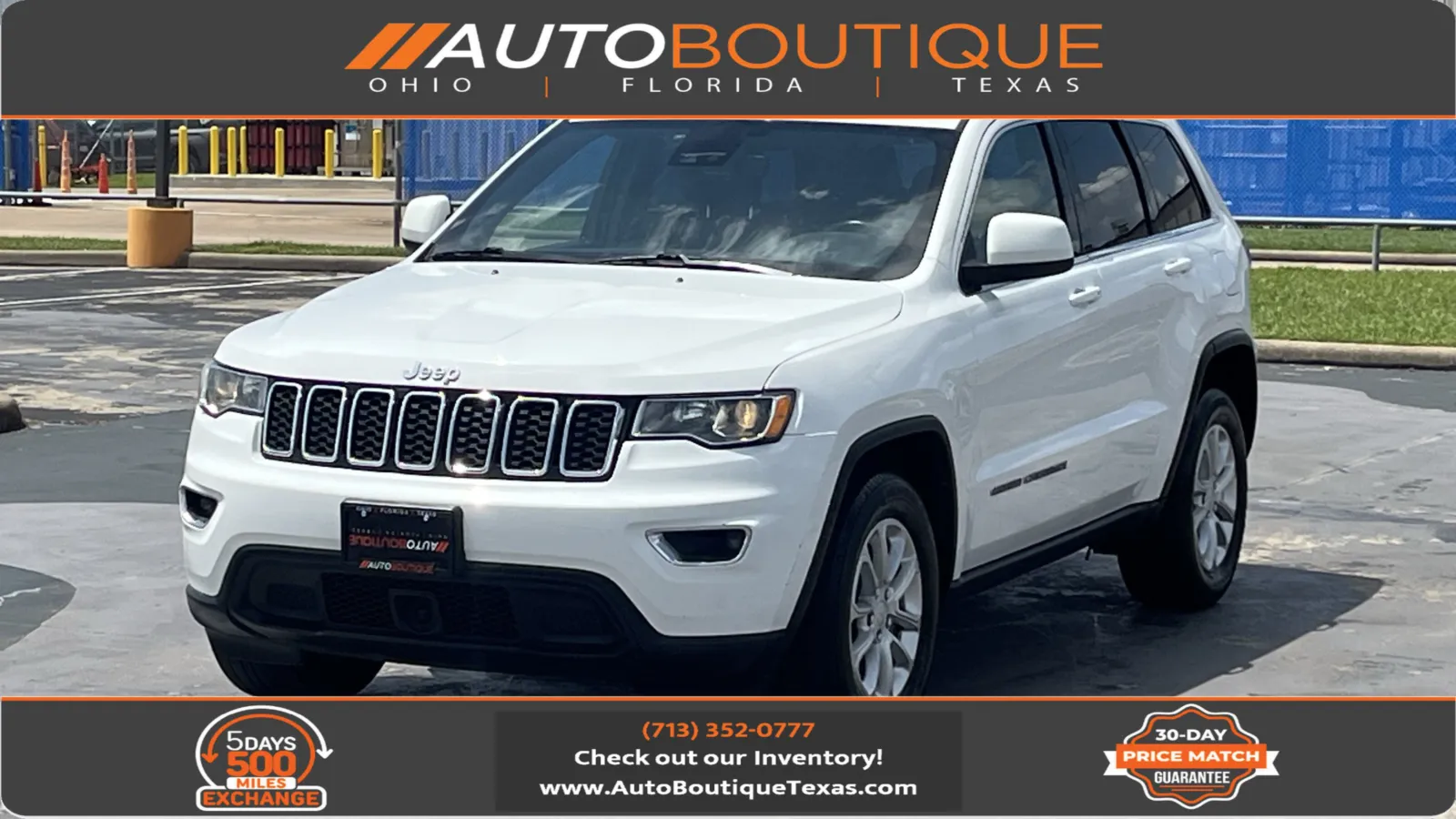 White 2021 Jeep Grand Cherokee Laredo X for sale in Alvin, TX