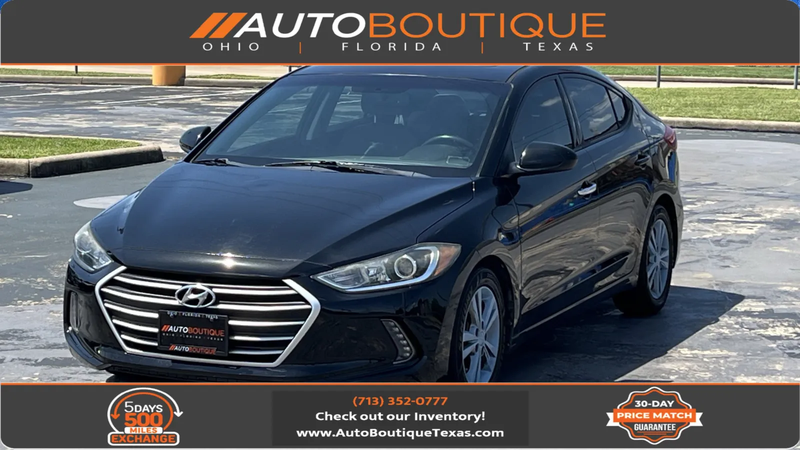 Black 2018 Hyundai Elantra Value Edition for sale in Alvin, TX