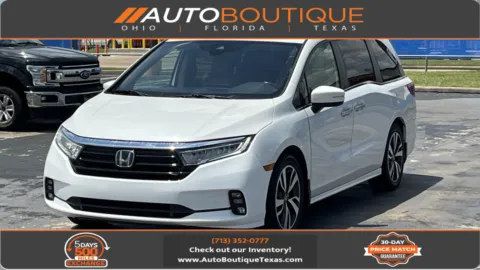 White 2021 Honda Odyssey Touring for sale in Alvin, TX