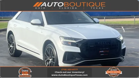 White 2023 Audi Q8 Premium Plus for sale in Alvin, TX