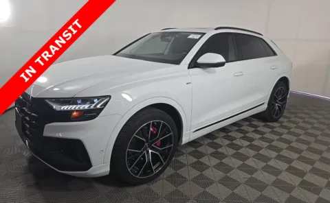 White 2023 Audi Q8 Premium Plus for sale in Alvin, TX