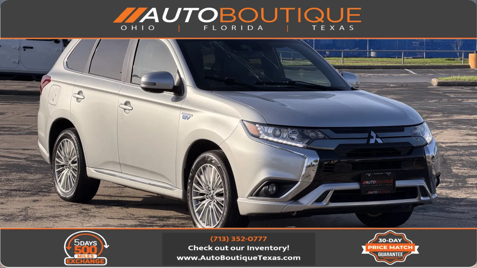 Silver 2022 Mitsubishi Outlander PHEV SEL for sale in Alvin, TX