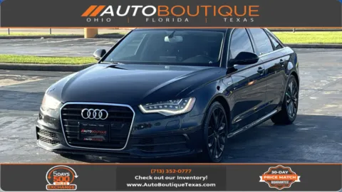 Black 2012 Audi A6 3.0T Prestige for sale in Alvin, TX
