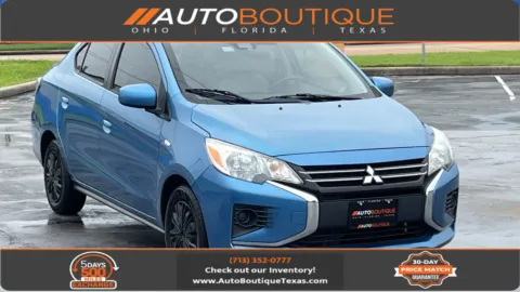 Blue 2021 Mitsubishi Mirage G4 ES for sale in Alvin, TX