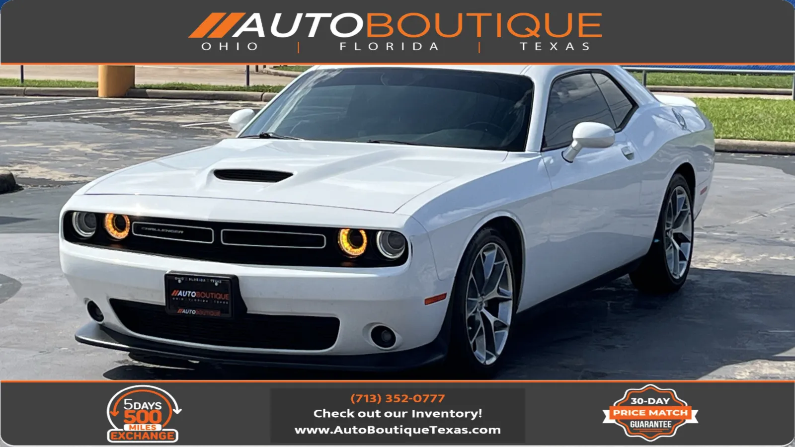 White 2022 Dodge Challenger GT for sale in Alvin, TX