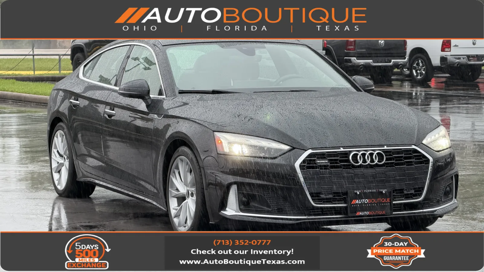 Black 2023 Audi A5 Sportback Premium Plus for sale in Alvin, TX