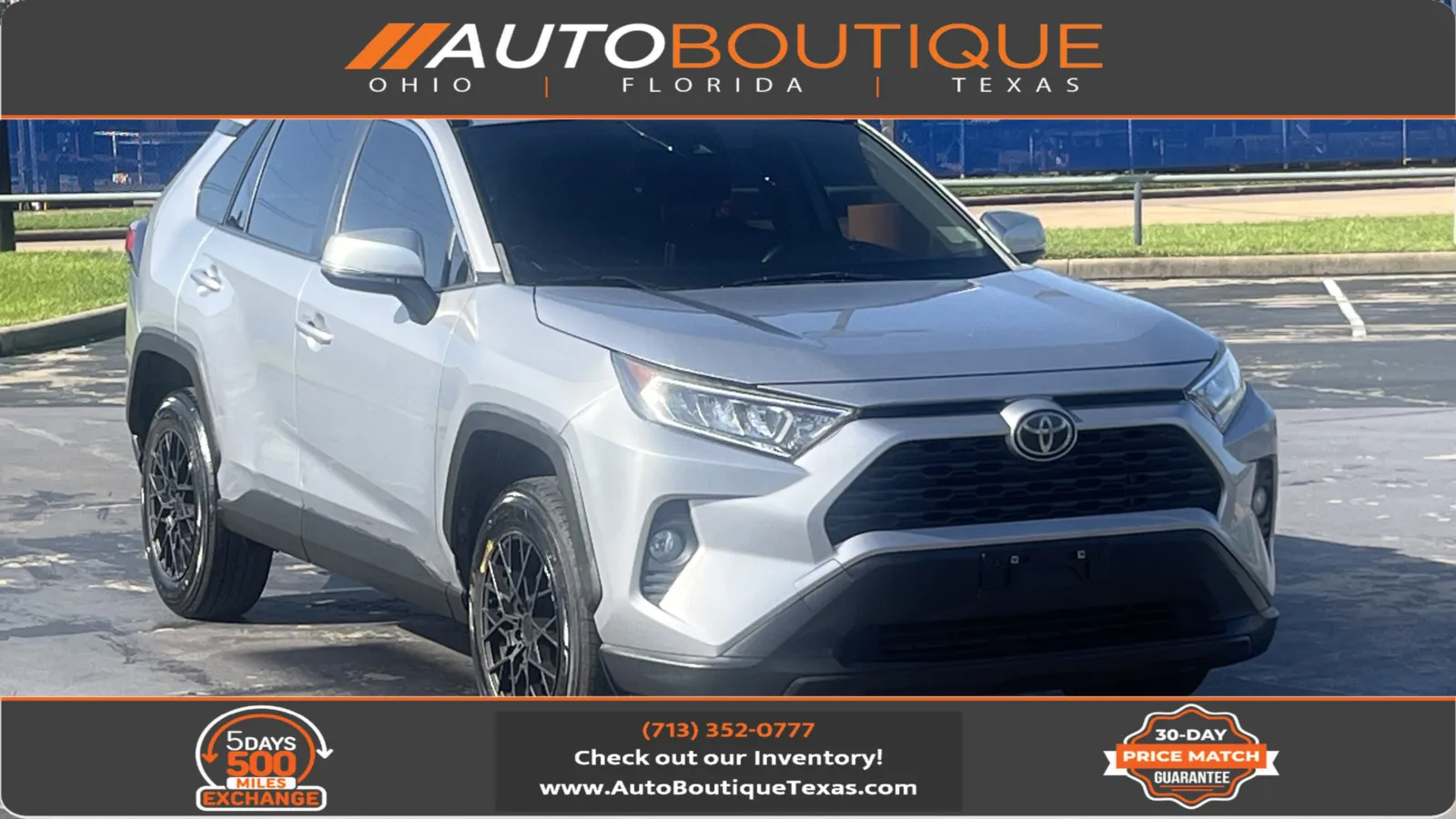 Silver 2020 Toyota RAV4 XLE for sale in Alvin, TX
